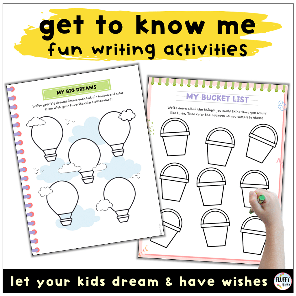30+ Pages of All About Me Worksheet Fun Activities for First and Second Grade Kids 2 All About Me Worksheet activities for first grade