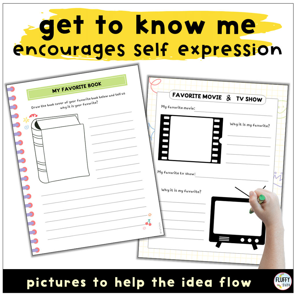 30+ Pages of All About Me Worksheet Fun Activities for First and Second Grade Kids 4 All About Me Worksheet activity for first grade