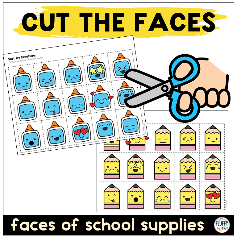 80 Pages of Fun Sort by Emotion for Back to School Activity 3 sort by emotion back to school social emotional learning