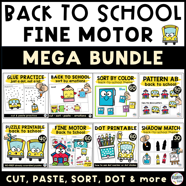 7 Back to School Printable Activities for Preschool for Smooth First Month of School 1 7 Back to School Printable Activities for Preschool for Smooth First Month of School 1