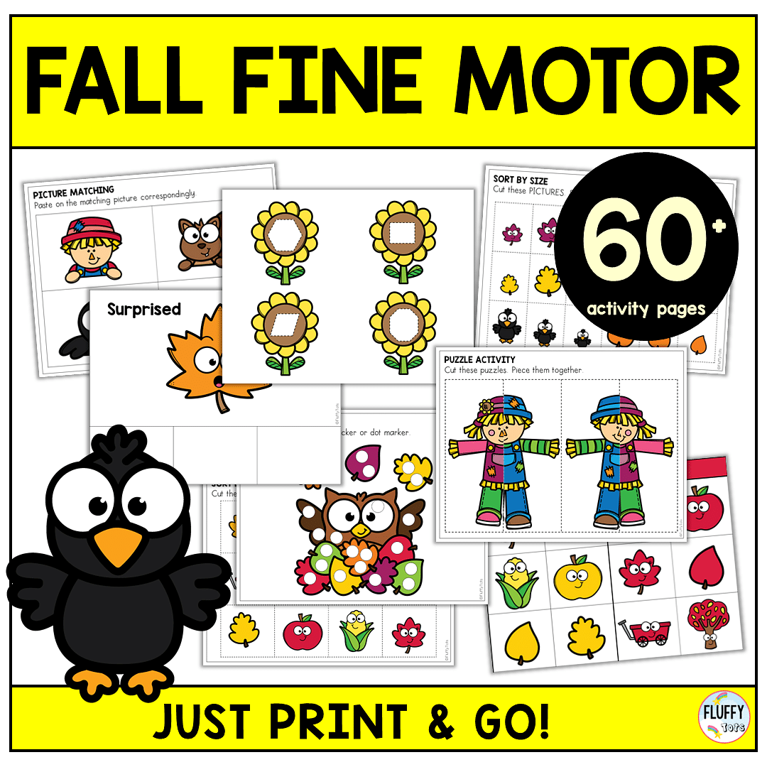 60+ Pages Fall Fine Motor Printable Activities That Will Help First Day School Jitter 1 60+ Pages Fall Fine Motor Printable Activities That Will Help First Day School Jitter 1