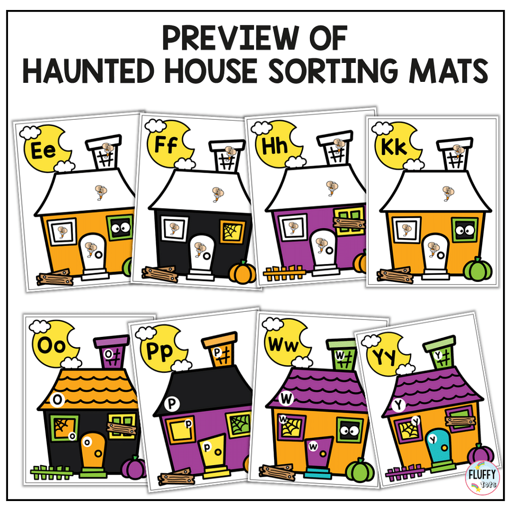 Fun Halloween Letter Sorting Craft for Literacy Activities 7 Fun Halloween Letter Sorting Craft for Literacy Activities 7