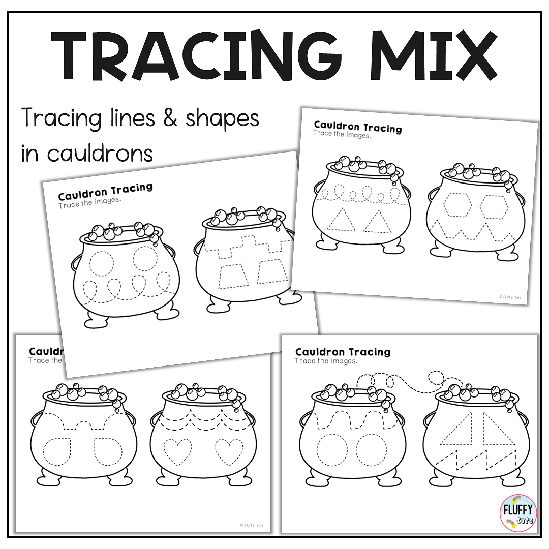 Fun 70+ Pages Non-Spooky Halloween Tracing Printable for Toddlers and Preschoolers 7 Fun 70+ Pages Non-Spooky Halloween Tracing Printable for Toddlers and Preschoolers 7