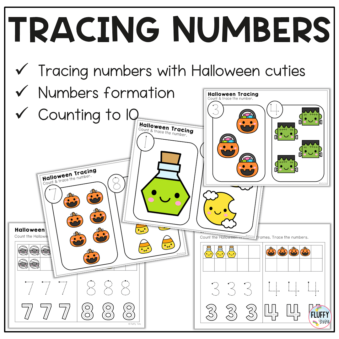 Fun 70+ Pages Non-Spooky Halloween Tracing Printable for Toddlers and Preschoolers 6 Fun 70+ Pages Non-Spooky Halloween Tracing Printable for Toddlers and Preschoolers 6