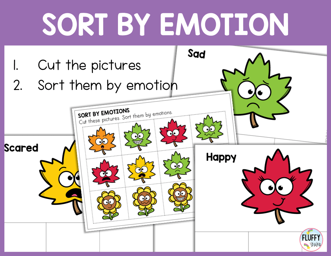fall sorting worksheets