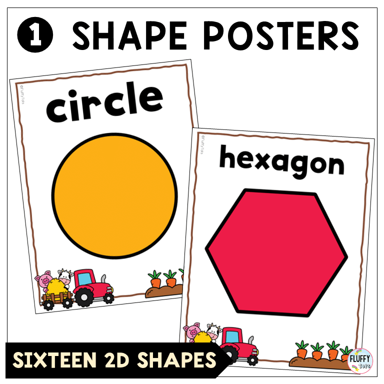3 Cute Farm Themed Classroom Poster for Preschool and Kindergarten 9