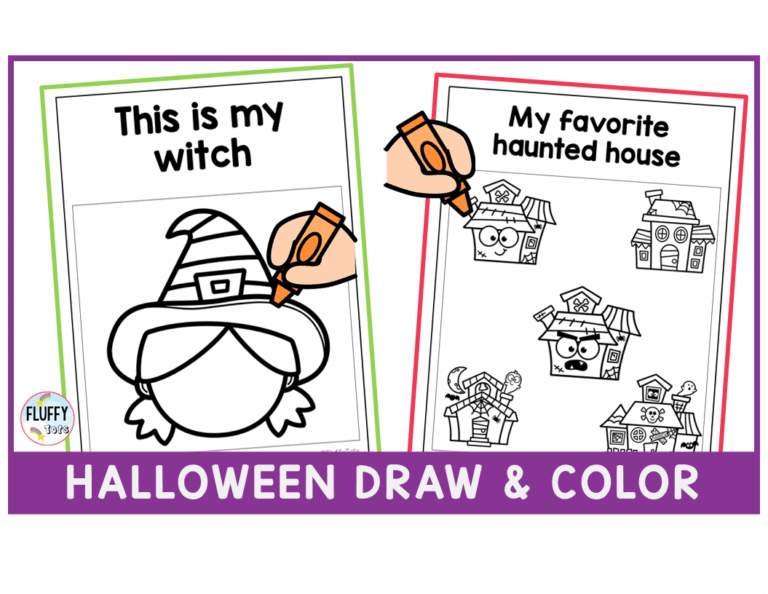 All about me Halloween preschool worksheets