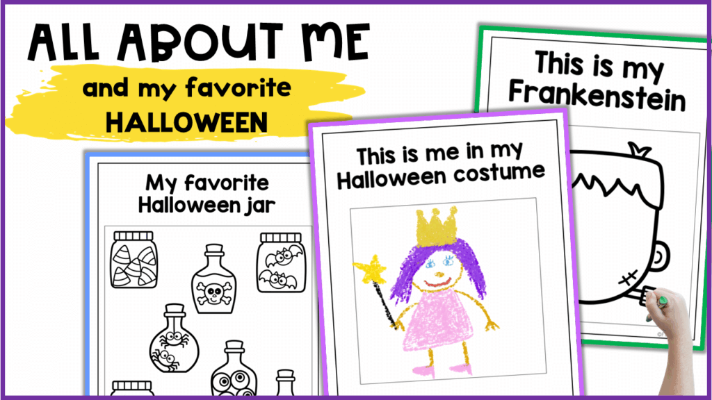 All about me Halloween preschool and toddler