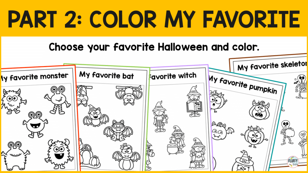 20+ Fun Pages of All About Me Halloween Activities to Get to Know Your Kids' Halloween Favorite 3
