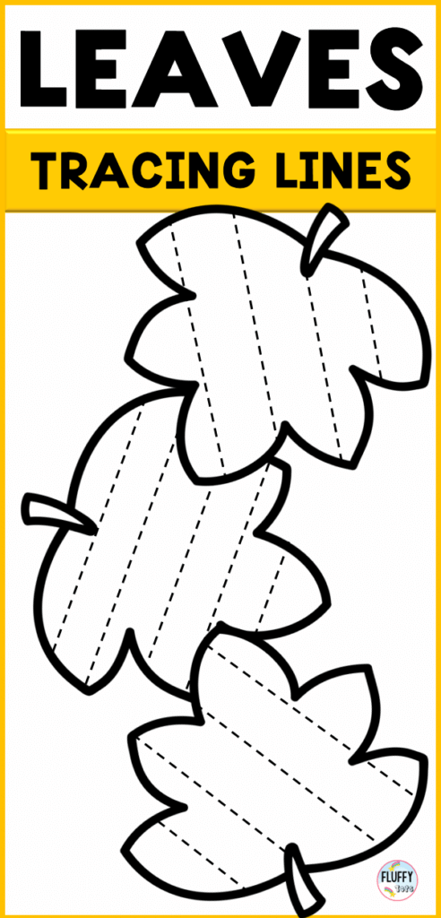 Free 3 Pages of Tracing Fall Leaves for Preschoolers and Toddlers 6 Free 3 Pages of Tracing Fall Leaves for Preschoolers and Toddlers 3