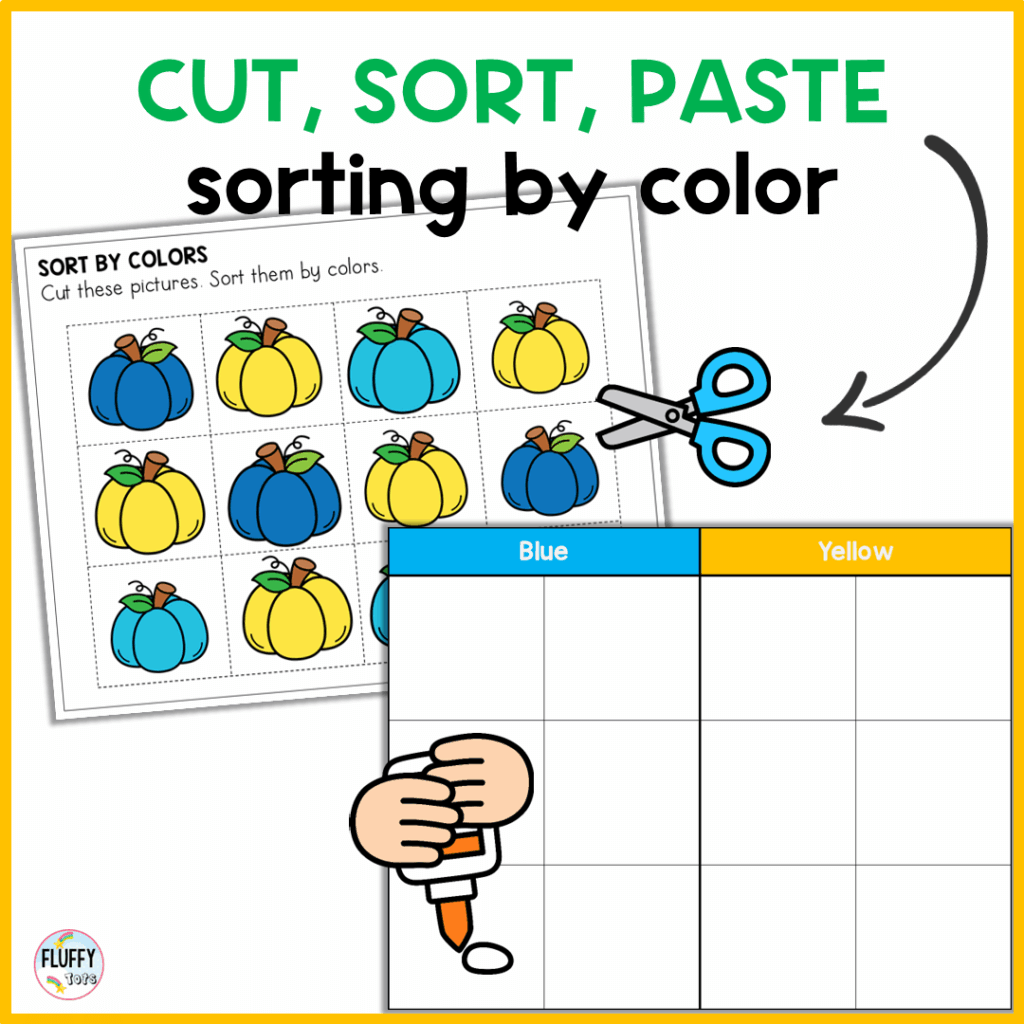 pumpkin sorting worksheets activities