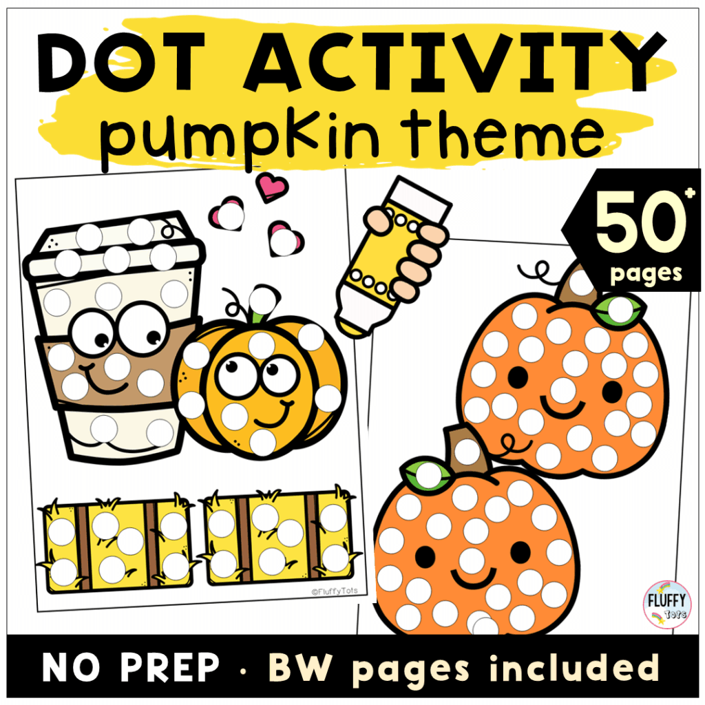 pumpkin dot marker printable