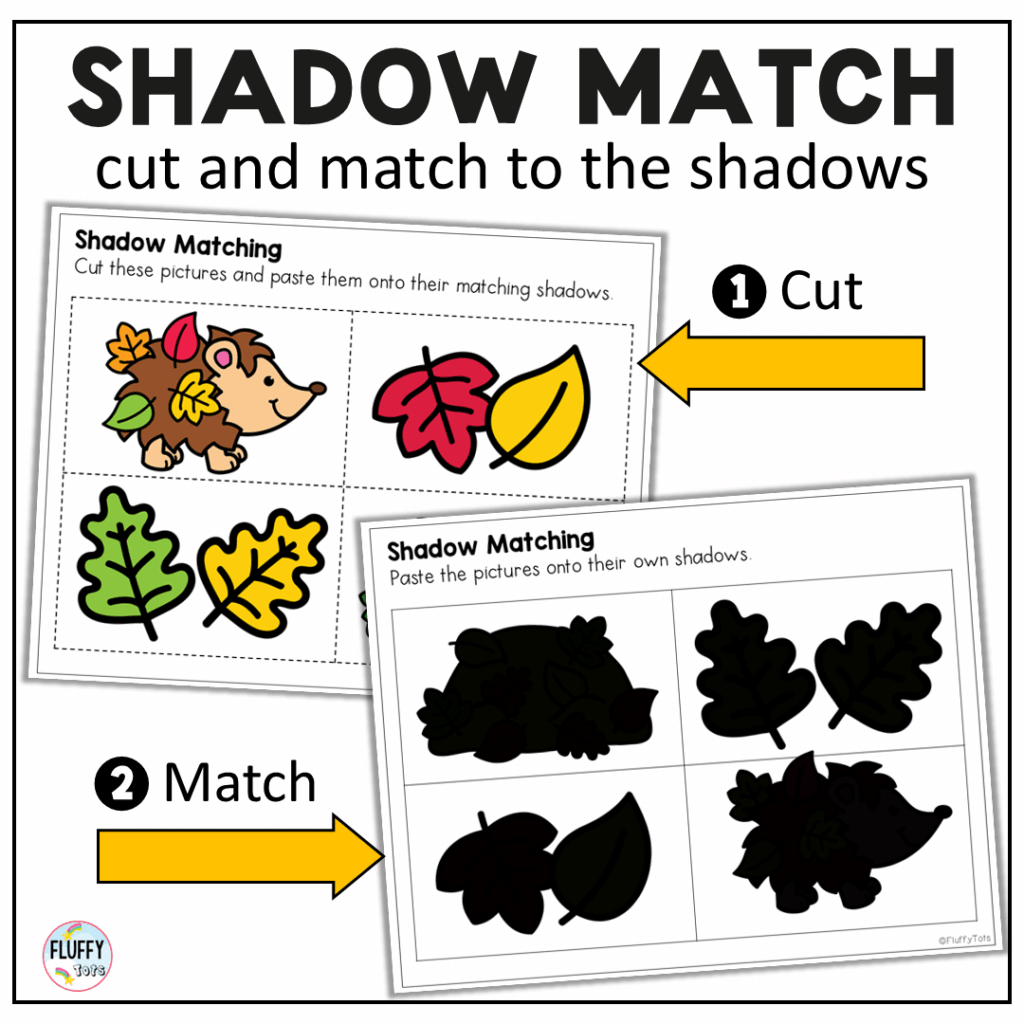 Fall leaves fine motor cutting worksheets preschool toddler