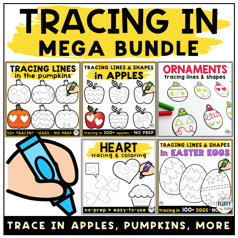 5 Steps How to Teach Tracing Lines in Preschool to Build Strong Handwriting Foundations (with low prep Printables) 2