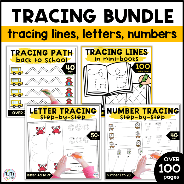 5 Steps How to Teach Tracing Lines in Preschool to Build Strong Handwriting Foundations (with low prep Printables) 8