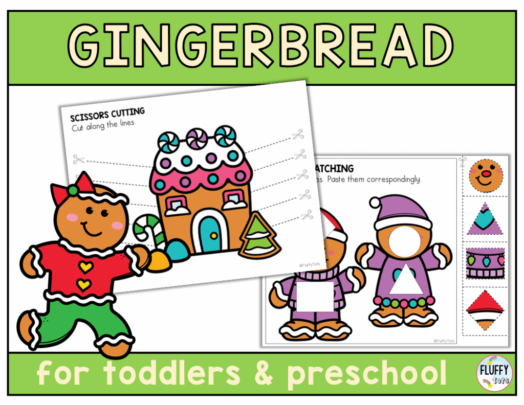 Gingerbread fine motor activities packet