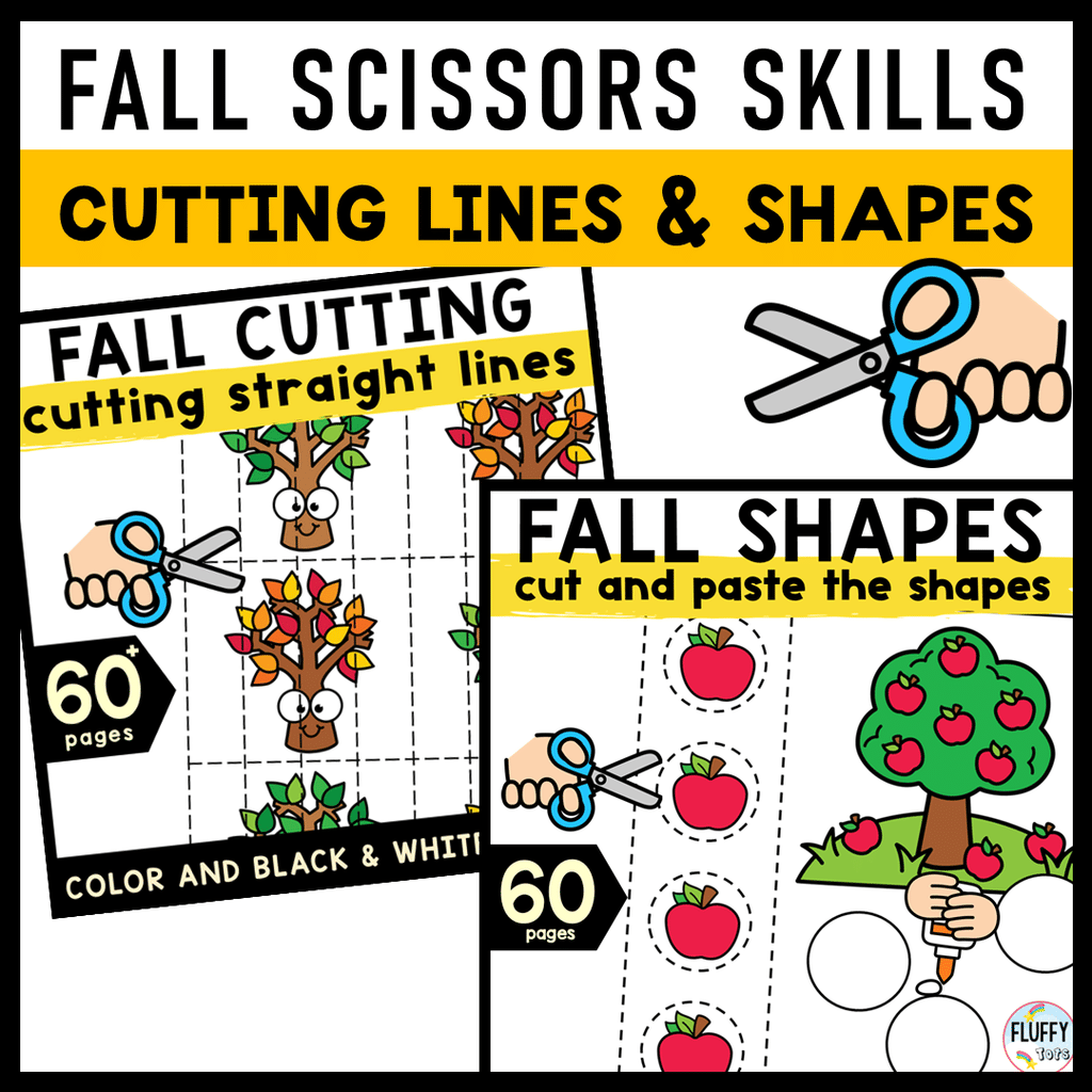 Fall Cutting Straight Lines for Toddlers & Preschool 3 Fall Cutting Straight Lines for Toddlers & Preschool 2