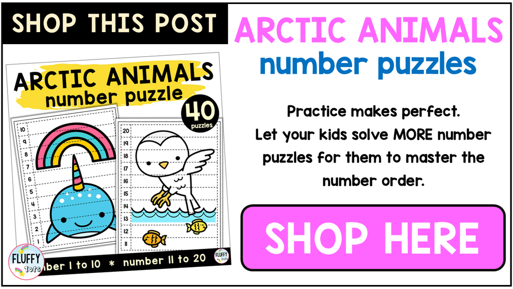 Arctic Animals Number Puzzles Math Activities: A Playful Way to Teach Number Order 5 Arctic Animals Number Puzzles Math Activities: A Playful Way to Teach Number Order 4