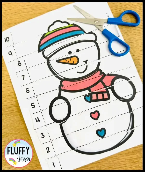 Snowman Number Puzzles: How to Teach Number Order Without Drilling 3 Snowman Number Puzzles: How to Teach Number Order Without Drilling 2
